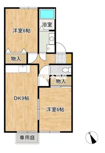 セジュールオリカンA棟【102号室】の間取り