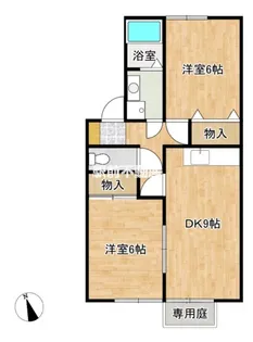 セジュールオリカンA棟【103号室】の間取り