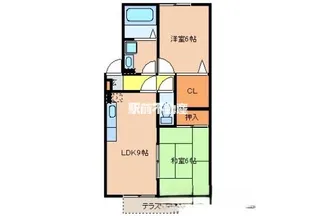 アークフラッツⅢ A棟【1階】の間取り