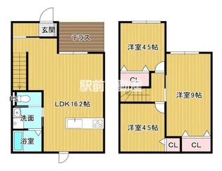 福岡県大川市中古賀【タウンハウス】の間取り