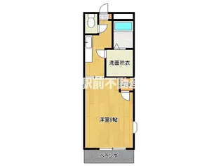サンヒルズ東蒲池【203号室】の間取り
