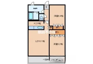 ボンヌール・さくら【203号室】の間取り