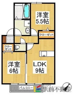 エスペランサ【202号室】の間取り