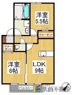 エスペランサ【203号室】の間取り