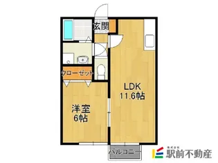 コンフォートK・M【2階】の間取り
