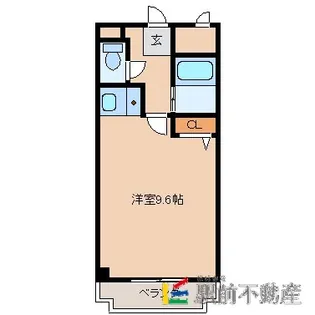 1Rの間取り画像