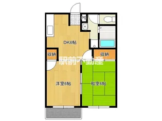 アーバンドリーム【104号室】の間取り