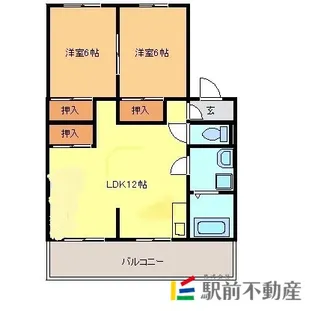 リッツドミール【305号室】の間取り