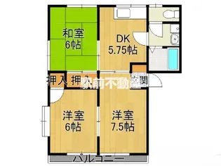 アートグリーンハイツ【102号室】の間取り