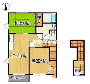 アーバンドリームⅢ【201号室】の間取り