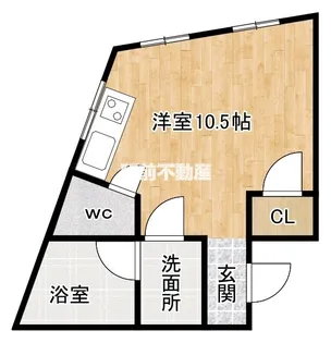 レジデンスペガサス【202号室】の間取り