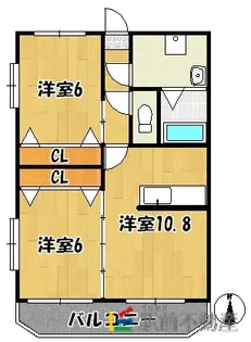ユーミースマイルⅠ【3階】の間取り