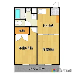 レジデンス田中【201号室】の間取り