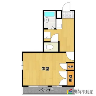 レジデンスけやき【101号室】の間取り