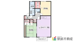 ファミーユコパン【103号室】の間取り