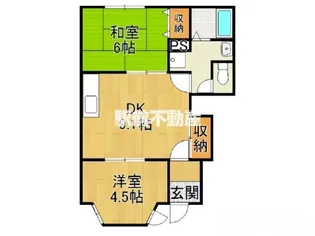 アーバンドリームⅢ【103号室】の間取り