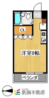 パープルシャトー【503号室】の間取り