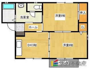 グランドールYAMATO A棟【101号室】の間取り