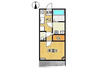 ウィステリア・1【205号室】の間取り