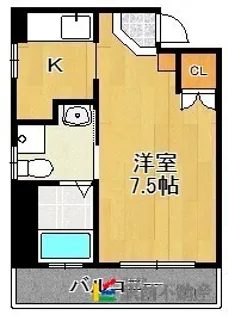 シベール手鎌1番館【306号室】の間取り