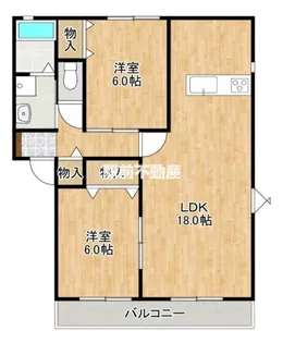 ガネーシア【201号室】の間取り