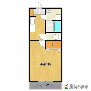パークパレス筑後Ⅰ【203号室】の間取り