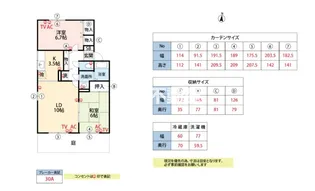 アベニール21B棟【105号室】の間取り
