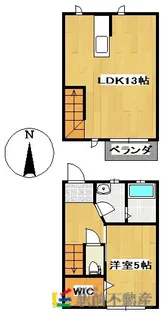 AQUA【A号室】の間取り