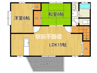 ミカーサ吉野【2階】の間取り