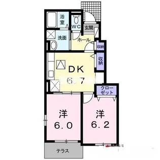Andorre(アンドール) B【1階】の間取り