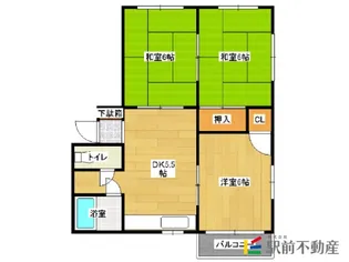 メゾンはすわⅢ【3号室】の間取り
