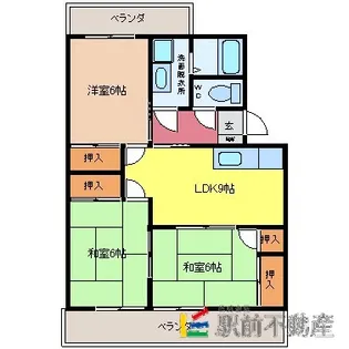 メゾン・ラフィーネ【205号室】の間取り