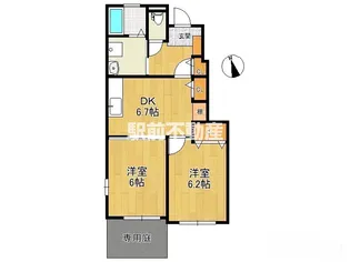 Andorre(アンドール) B【1階】の間取り