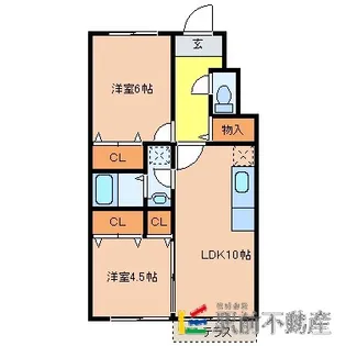 エスポワール【202号室】の間取り