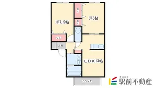 ソレイユ【A202号室】の間取り