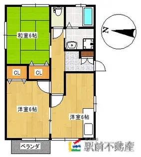 クリスタルメゾン吉野Ⅴ【101号室】の間取り