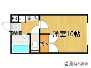 レジデンス柳川【102号室】の間取り