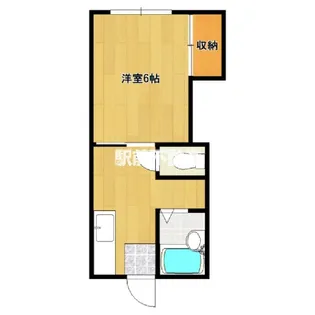 レジデンス古賀【202号室】の間取り