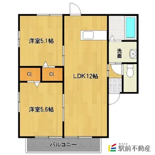 パストラルハイムみやまA【101号室】の間取り