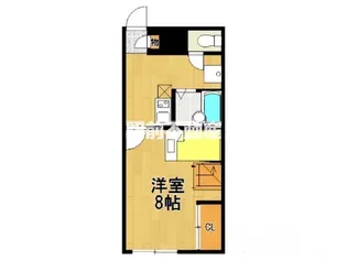 レオパレスウイロウⅡ【2F号室】の間取り