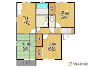 ミルキーウェイ【A101号室】の間取り