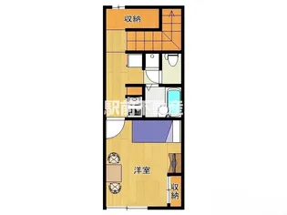レオパレス柳川駅前【2F号室】の間取り