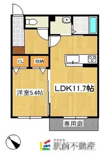 ラフィーネメゾン本町公園【C103号室】の間取り