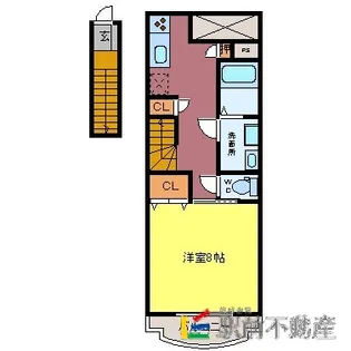 HIROコーポA棟【203号室】の間取り