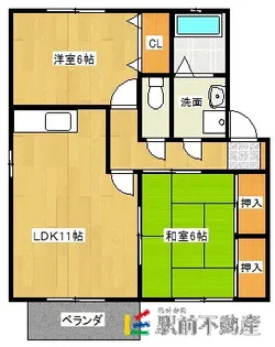 ピュアドームII【113号室】の間取り