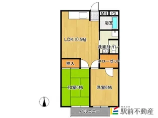 メゾンソアレ【101号室】の間取り