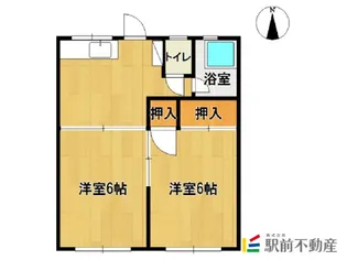 アクア上白川A【A6号室】の間取り