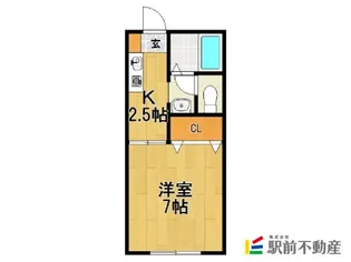 プレミエール・キクⅠ【110号室】の間取り