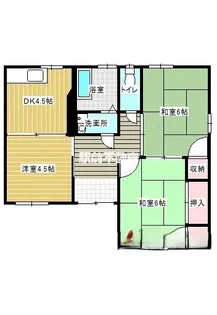 福岡県柳川市下宮永町【一戸建】の間取り