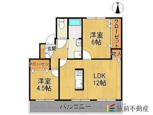 サンコーポラス柳川Ⅰ【306号室】の間取り